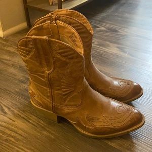Brown Cowboy booties